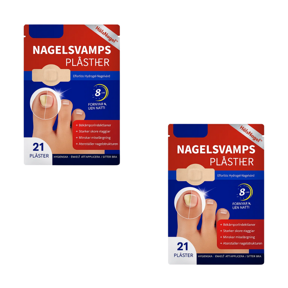 HälsNagel™ | Antifungal Nagelklistermärken