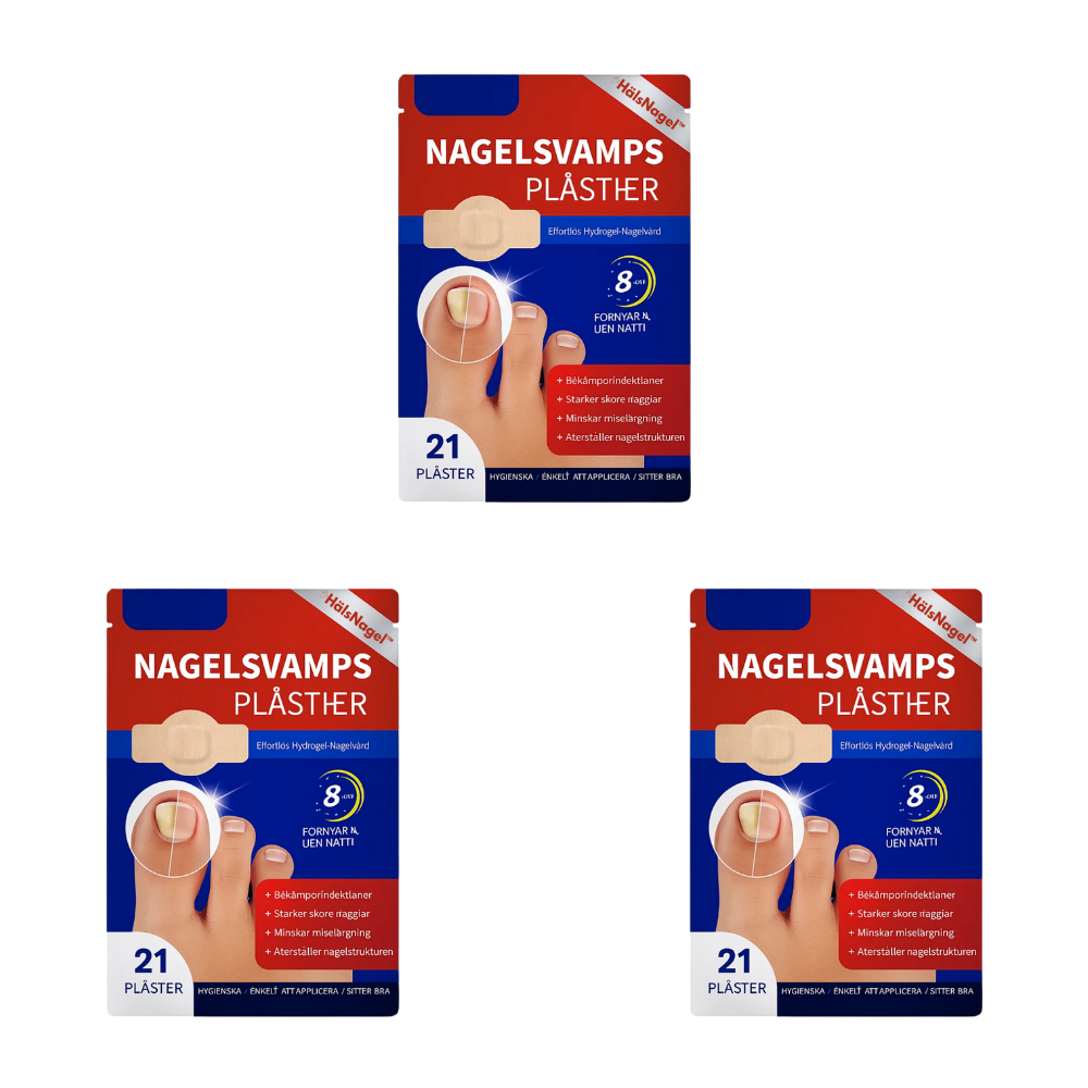HälsNagel™ | Antifungal Nagelklistermärken
